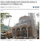 Priča o Aladža džamiji u Foči: I kada je bila srušena, iz njenog pravca se razlijegao ezan