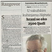 U vakufskim kuhinjama Hajrata hrani se oko 2500 ljudi