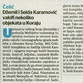 Džemil i Seida Karamonić vakifi nekoliko objekata u Koraju