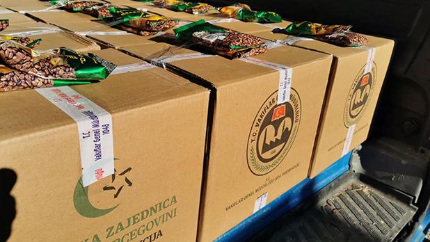 Projekat podjele zimskih prehrambenih paketa 2020