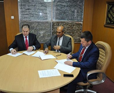 Udruženje za blagostanje UB Sarajevo – Rahma international Kuwait iz Kuwaita i Vakufska direkcija Islamske zajednice potpisali Sporazum o sufinansiranju projekta rekonstrukcije i adaptacije I, II i III sprata muškog internata Gazi Husrev-begove medrese