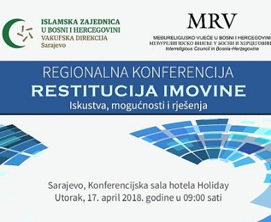 Regionalna konferencija „Restitucija imovine – iskustva, mogućnosti i rješenja