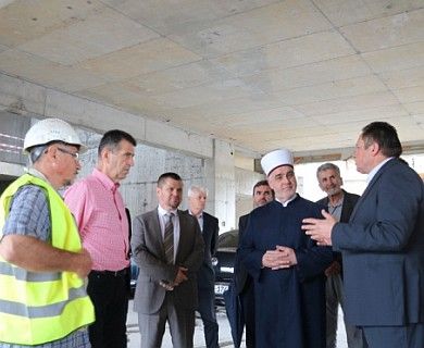 Reisu-l-ulema obišao gradilište Upravne zgrade Rijaseta