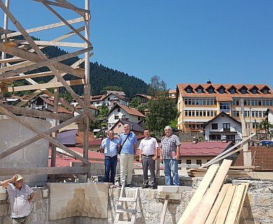 Posjeta gradilištu Sinan-begove džamije u Čajniču