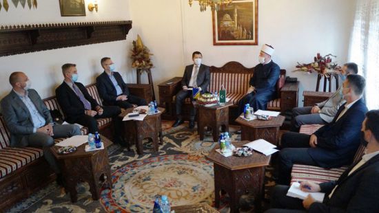 Muftija Dizdarević održao sastanak sa direktorom Vakufske direkcije hfz. dr. Senaidom Zajimovićem i
