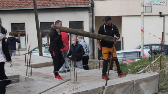 Udruženje građana Stari Brankovac organiziralo akciju uređenja lokaliteta Hadži Baline džamije