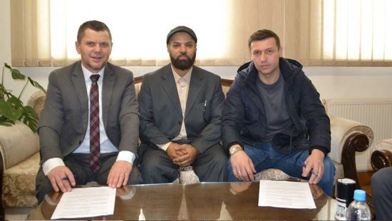 Potpisan sporazum o izgradnji džamije u Ravnama, MIZ Vareš