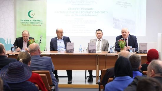 Sarajevo: Promovirana knjiga "Vakufi u Visokom: Nacionalizacija i povrat (1945-2021)"