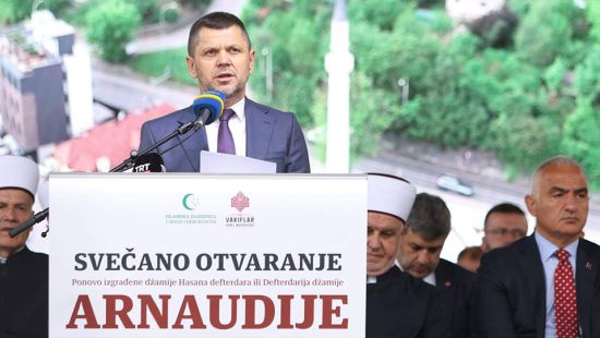 Zajimović na otvorenju Arnaudije: Ovo je historijski dan kada šaljemo snažnu poruku mira i suživota