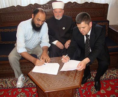 Protokol o izgradnji džamije u Bačića polju