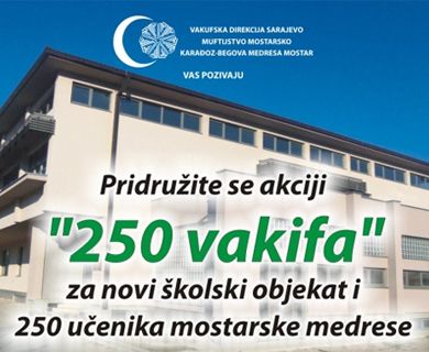 Akcija "250 vakifa" za novi školski objekat