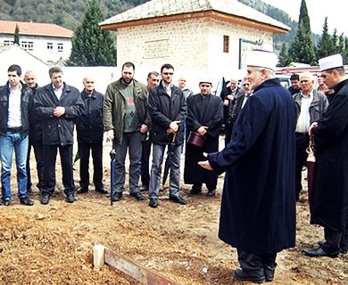 Početak građevinskih radova na Musafirhani (Šarića han) u Stocu