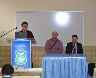 Direktor Zajimović održao predavanje na Internacionalnom Burč  univerzitetu