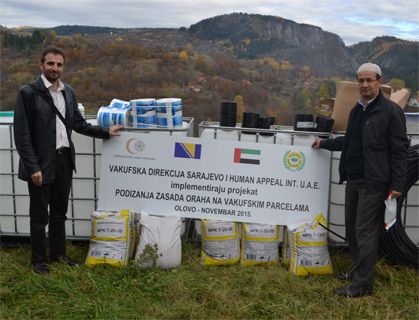 Nastavak realizacije projekta zasada oraha na vakufskim parcelama