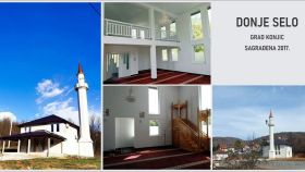Demanti MIZ Konjic: Džamija u Donjem Selu nije izgrađena na hrvatskom, nego na vakufskom zemljištu