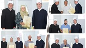 Muftija Fazlović uručio vakufname vakifima projekta "Izgradnja silosa i sušare za žitarice MIZ Janja