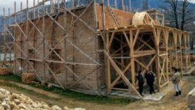 Zimska pauza na ponovnoj izgradnji Aladža džamije u Foči