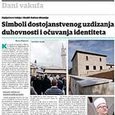 Simboli dostojanstvenog uzdizanja duhovnosti i očuvanja identiteta