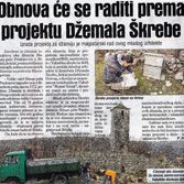 Obnova će se raditi prema projektu Džemala Škrebe