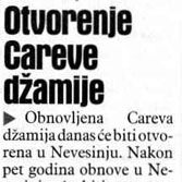 Otvorenje Careve džamije