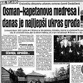 Osman-kapetanova medresa i danas je najljepši ukras grada