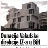 Donacija Vakufske direkcije IZ-a u BiH