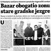 Bazar obogatio zonu stare gradske jezgre