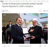 Turska će finansirati nastavak gradnje zgrade Uprave Rijaseta IZ u BiH u Sarajevu