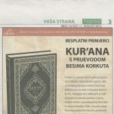 Kur'an s prijevodom Besima Korkuta