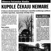 Kupole čekaju neimare