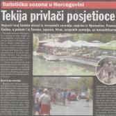 Tekija privlači posjetioce u Blagaj