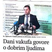 Dani vakufa govore o dobrim ljudima