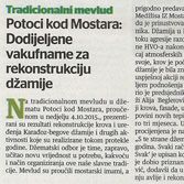 Potoci kod Mostara: Dodijeljene vakufname za rekonstrukciju džamije