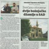 Svečano otvorene dvije bošnjačke džamije u SAD