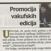 Promocija vakufskih edicija