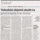 Vakufski objekti služit će generacijama koje dolaze