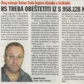 RS treba obešetiti IZ s 958.128 KM