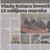 Vlada Katara investirala 13 miliona maraka